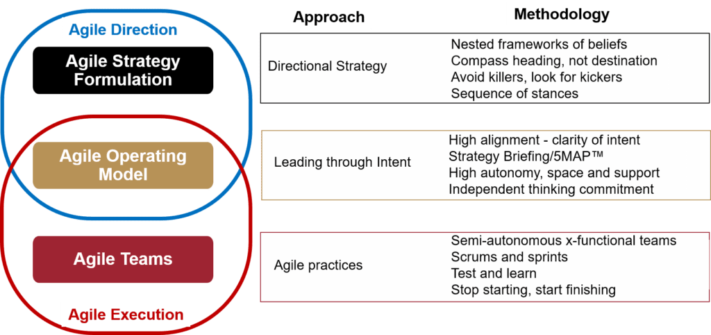 Graphic of the Agile Strategy framework